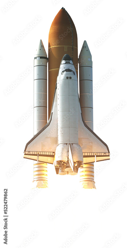 Canvas Prints space shuttle takes off into space. elements of this image furnished by nasa.
