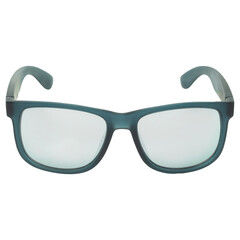 Blue sunglasses mockup, Cutout.