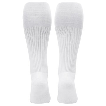 White long socks mockup, Cutout.