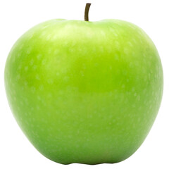 Green apple mockup, Cutout.