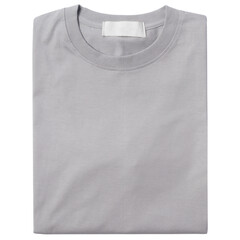 Blank grey t-shirt mockup, Cutout.