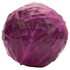 Obraz premium Red Cabbage mockup, Cutout.