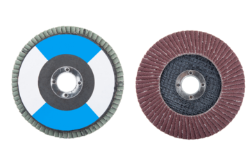 Sandpaper disk. flat sandpaper sanding grinding polishing wheels blades isolated on white with clipping path