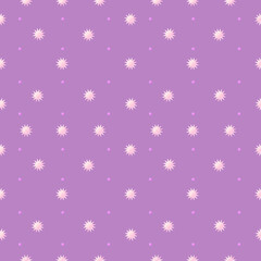 Seamless pattern with stars. Bright festive pattern with stars. Children's texture. Print for textiles, clothing, wrapping paper. Vector illustration.