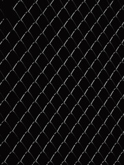 Decorative wire mesh of fence