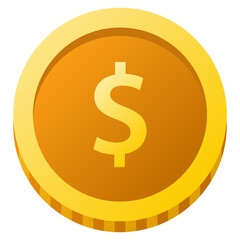 Coin, money coin and gold coin.