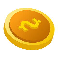 Coin, money coin and gold coin.