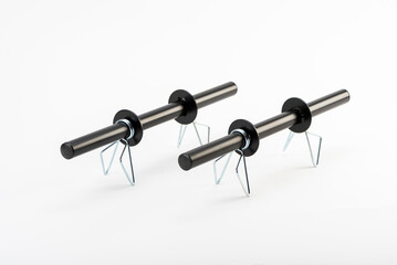 Super giant sports, gym. bodybuilding. Dumbbell.