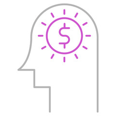 Investment idea icon