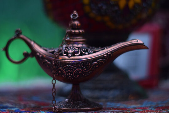 lampara aladino genio arabe antigua