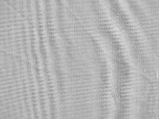 crumpled white fabric texture for background