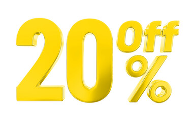 20 percent off