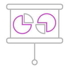 Business presentation icon