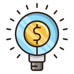 Business idea icon