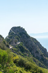 Scenic view from Yemma Gouraya National Park in Bejaia, Algeria