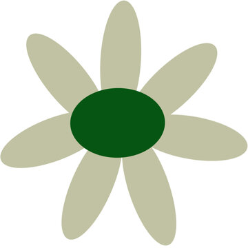 grey flower icon