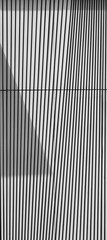 striped white wall with shadow, abstract background