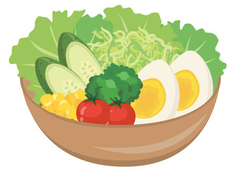 食事_野菜サラダ