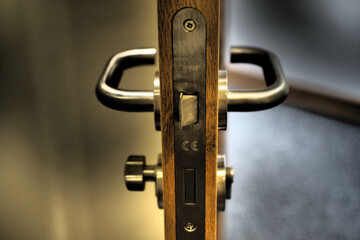 Chrome door handle cross section