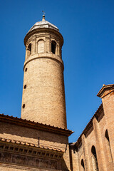 Obraz premium Bell tower of the Basilica of San Vitale in Ravenna, Emilia Romagna - Italy