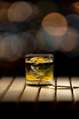 夜景とウイスキー