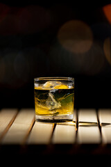 夜景とウイスキー