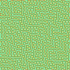 Color Rhombus tile tessellation pattern illustration