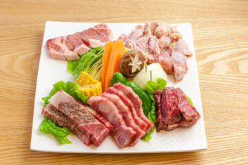 お肉と野菜の盛り合わせ