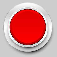 red botton vector design