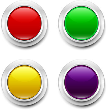 bottons shape vector design