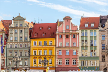 Fototapeta premium Wroclaw tradional houses, Poland