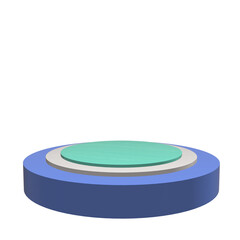 Elements 3d podium shape element minimal