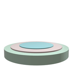 Elements 3d podium shape element minimal