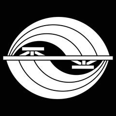 家紋です。追い帆菱といいます。