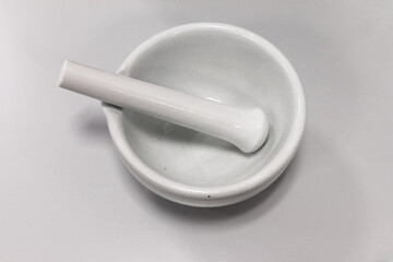 Mortar and pestle for medicine preparing