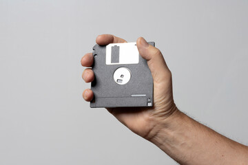 old floppy disk for data storage