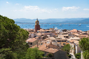 Saint-Tropez, a mediterranean city along the southern coast of France