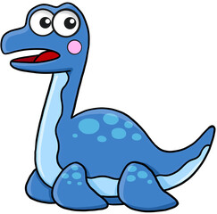 cute cartoon dinosaur character