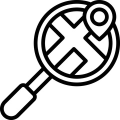 Find place icon, location map and navigation vector