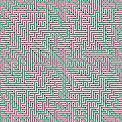 Color Rhombus tile tessellation pattern illustration