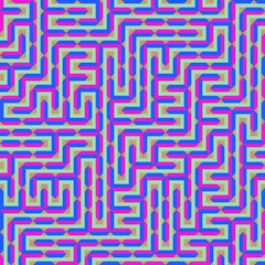 Color Rhombus tile tessellation pattern illustration