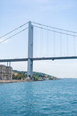 Beylerbeyi Palace on the bank of Bosphorus strait in Istanbul, Turkey