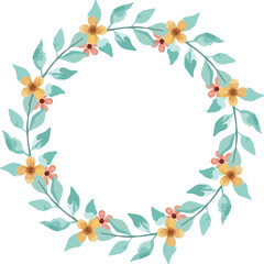 watercolor hand drawn floral minimal design