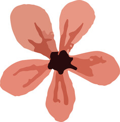 watercolor hand drawn floral minimal design