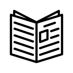 Newspaper icon template design