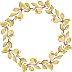 watercolor hand drawn floral design