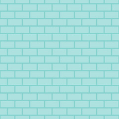 Fototapeta premium Seamless pattern with blue bricks