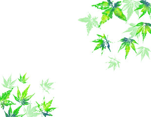 もみじの背景素材