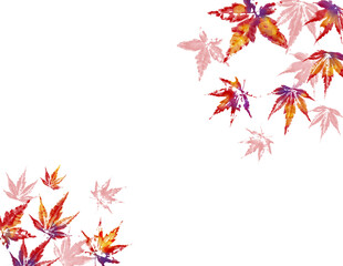 もみじの背景素材