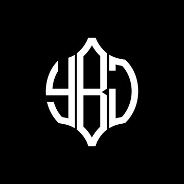 YBJ letter logo. YBJ best black background vector image. YBJ Monogram logo design for entrepreneur and business.
